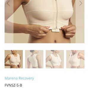 Bra/Vest Recovery garment for use post surgery or sports bra. tight secure fit.